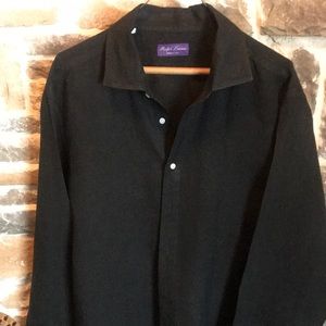 Ralph Lauren black linen shirt